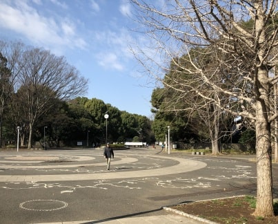 原宿門前の広場