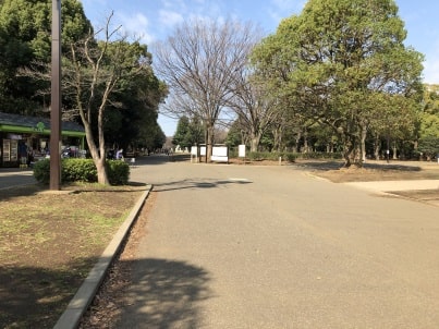 原宿門そばの売店