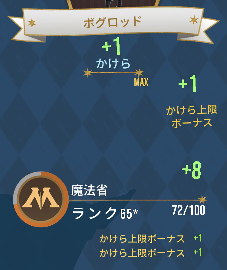 魔法同盟-かけら上限ボーナス
