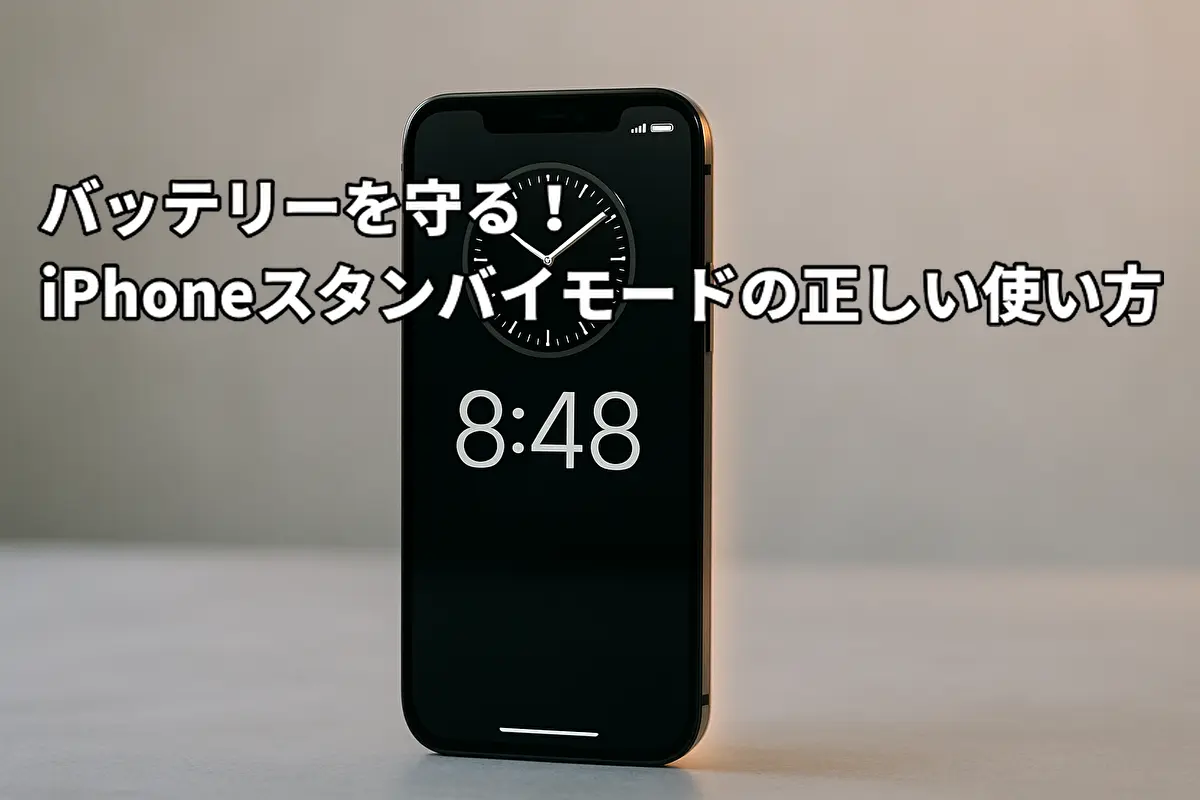 バッテリーを守る！iPhoneスタンバイモードの正しい使い方