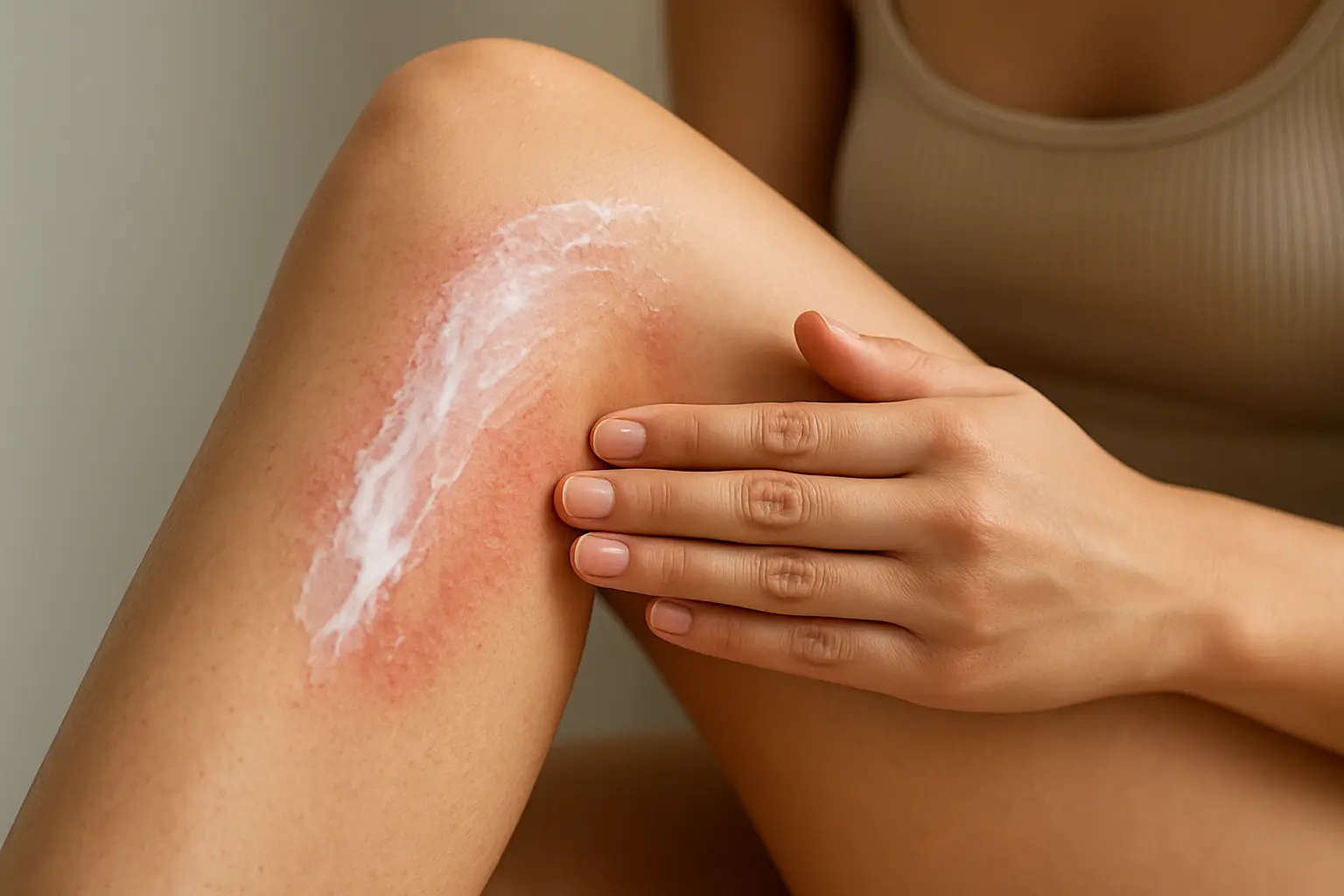 脱毛剤で肌荒れが発生